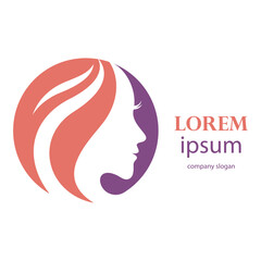 women's beauty and hair care logo design
