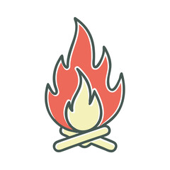 vector fire icon