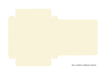 Box packaging die cut