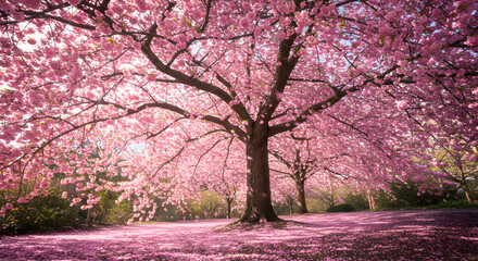 pink cherry blossom in spring