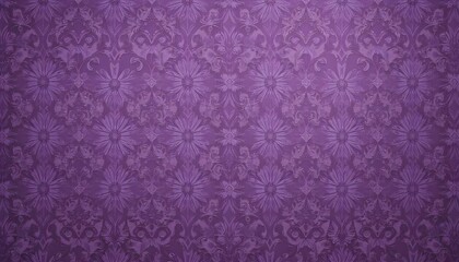 Retro violet decorative vintage pattern wallpaper background