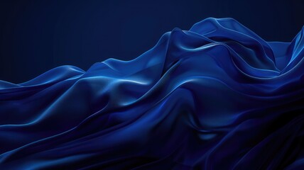 Obraz premium Abstract vivid color wave flowing express the energetic signal. Seamless texture of vividness curve swirling convey sense of harmony and wonderful scene perfect for effect and graphic design. AIG53.