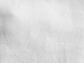 White Rough Stucco Wall Background with Light on Surface.
