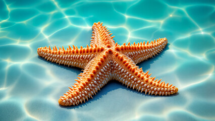 Marine life, starfish underwater, ocean wildlife, aquatic creatures, sea animal photography, tropical water, marine biodiversity, starfish closeup, coral reef species, marine ecosystem exploration