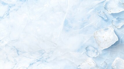 Obraz premium Abstract light blue ice texture with frosty details suitable for backgrounds and design projects.