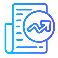 report gradient icon