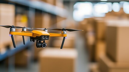 Innovative Drone Delivery in Freight Industry for Efficient Logistics and Supply Chain Management in Modern Warehouse Environment