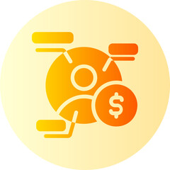 Curriculum Vitae  gradient icon