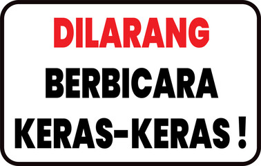 Dilarang Berbicara