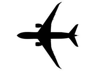旅客機 787 シルエット