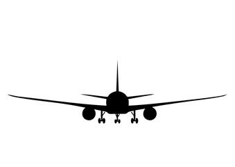 旅客機 787 シルエット