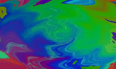 Vibrant Abstract Swirling Colors Design