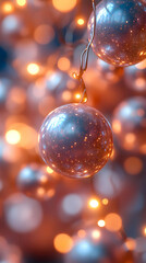 Christmas Decorations With Warm Lights