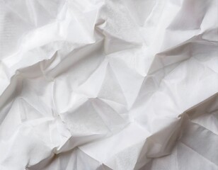 Obraz premium Crumpled White Paper Texture