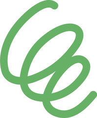 curve,wave,green