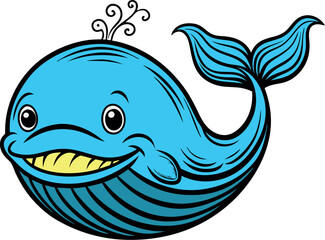 simpatica balena sorridente 01