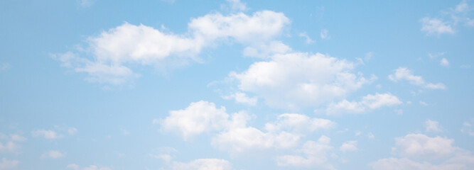 beautiful blue sky with clouds background