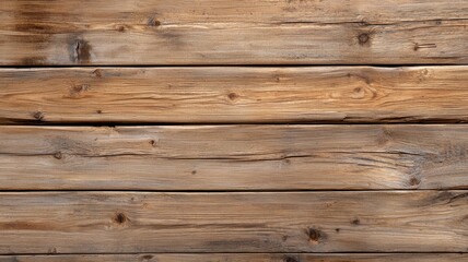 Naklejka premium Close-up of rustic wooden planks with natural texture, ideal for backgrounds or design elements.