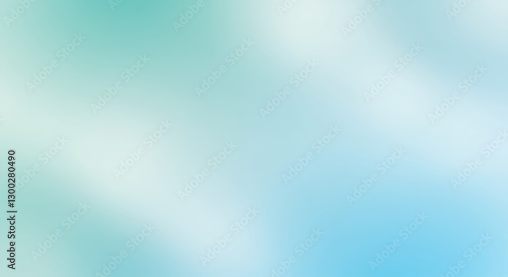 Poster soft turquoise and blue gradient background with subtle texture. abstract pastel color blend. minima