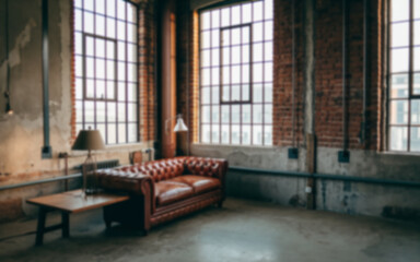 A blurred interior design, ideal for virtual Zoom meeting video call backgrounds or wallpapers.