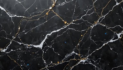 horizontal elegant black marble background