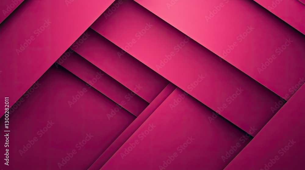 Poster abstract pink geometric background with diagonal lines and layered shapes
