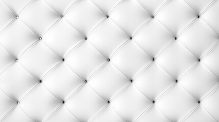 White tufted upholstery texture background, diamond pattern, interior design