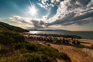 Skiatos, in the Sporades Islands. Mandraki beach.