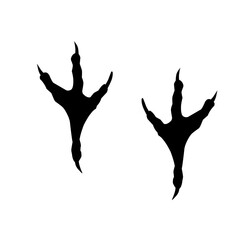 Eagle Footprint Vector 