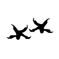 Eagle Footprint Vector 