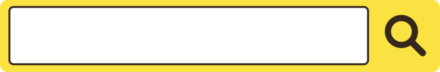 Obraz premium yellow search bar