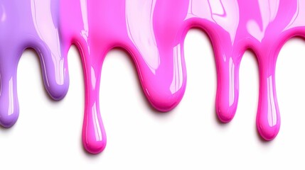 Colorful Paint Drips on a Blank Canvas Create an Abstract and Sweet Graphic Resource Design