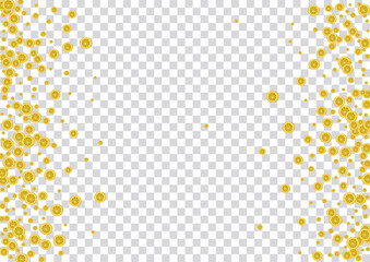 Green Citrus Background Transparent Vector. Wrapping Decoration. Juicy Citrus Lemonade. Cocktail Fruit Sunny Pattern.