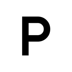 Letter P Icon
