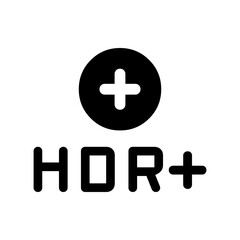 Fototapeta premium HDR Plus Icon 