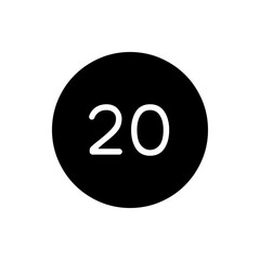 Number 20 Icon

