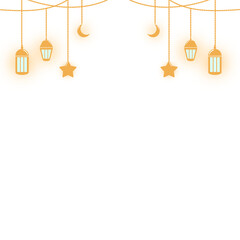 Islamic Hanging Lantern. Islamic Lantern for Ramadan and Eid Mubarak Celebration Design