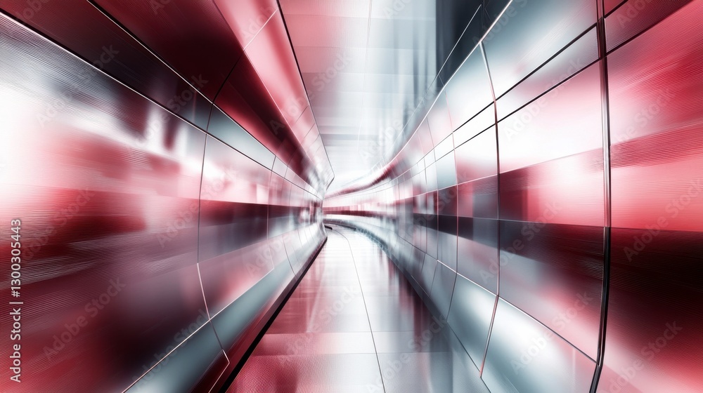 Poster modern surfaces reflecting light in high-resolution setting
