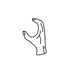 hand gesture doodle