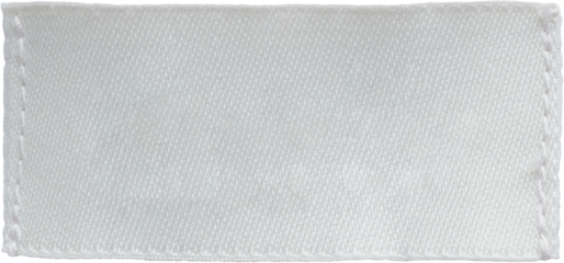 White blank clothing tag label isolated on white background