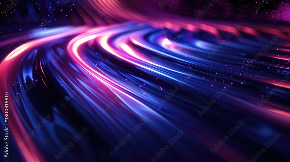 Poster this vivid abstract background features flowing waves of light in vibrant colors, creating a dynamic