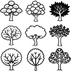 collection of trees