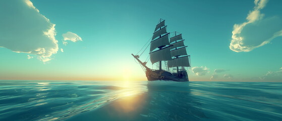 The legendary caravel similar to those that went t_002