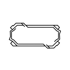 Tech Frame: A clean and modern tech-inspired frame or border, perfect for digital designs, interfaces, and graphic elements.