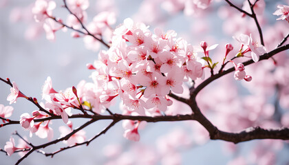 Obraz premium Ethereal of blossom cherry