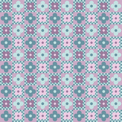 Pattern background for design. Colorful shapes seamless pattern.