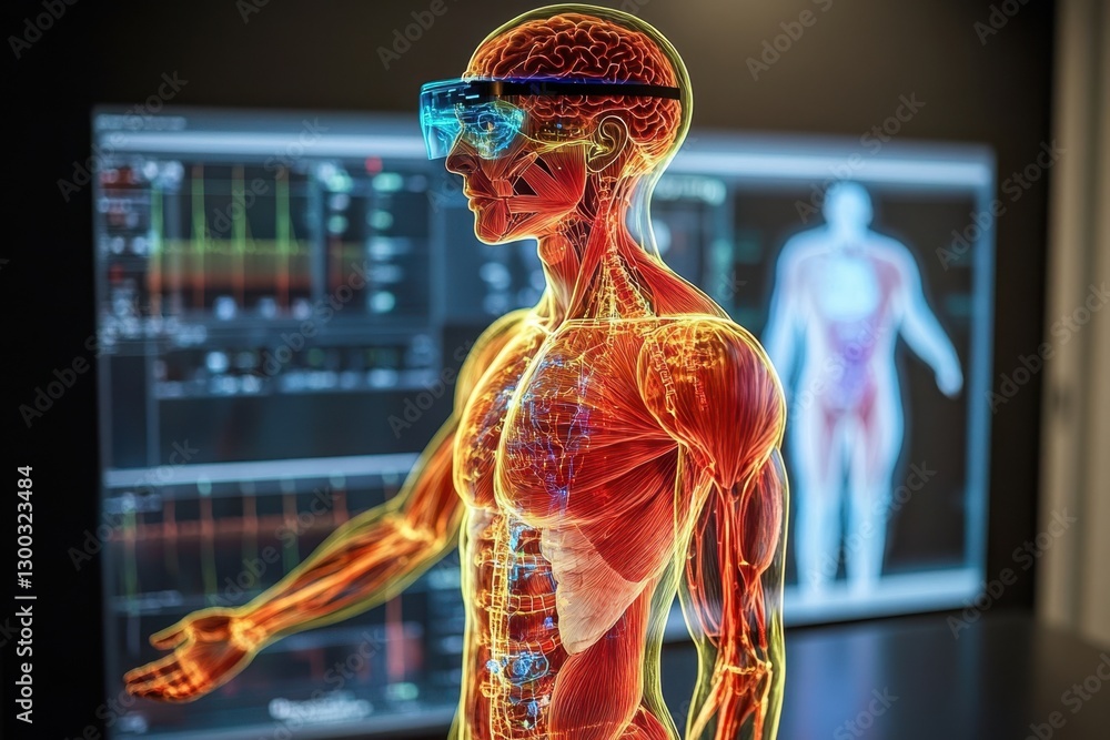 Aufkleber advanced medical visualization with augmented reality in a healthcare setting