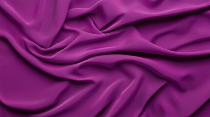 Obraz premium Purple fabric with soft folds. Abstract background with smooth cloth.