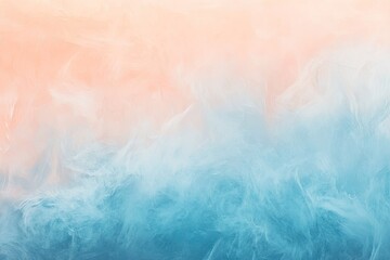 Naklejka premium Abstract Pastel Peach and Blue Watercolor Swirl Background Texture
