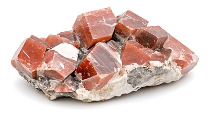 Stunning Red Calcite Crystal Cluster Specimen Rough Gemstone Mineral Collection